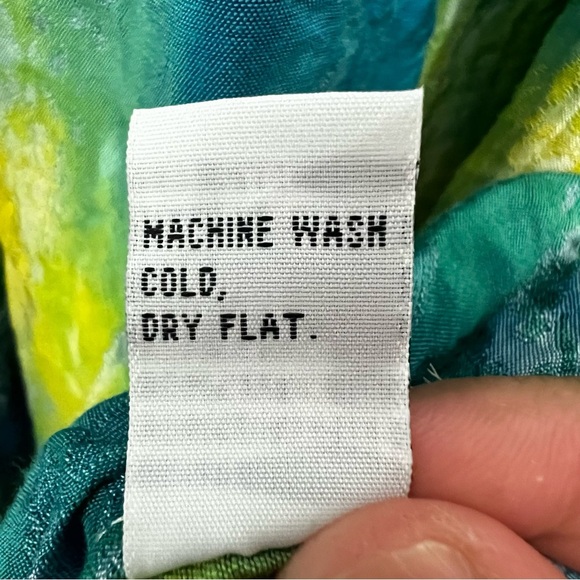 Appraisal One Size Multicolor Smocked Strapless Tie Dye Resort Wear Midi Dress - Picture 9 of 10